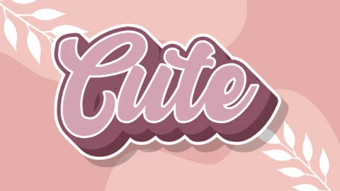 Great Vibes Font Efekt tekstowy