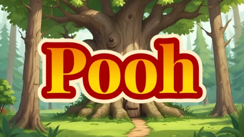 Ursinho pooh Effetto testo
