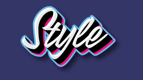 Laura | Black, Pink And Turquoise 3D | Text Effect Generator