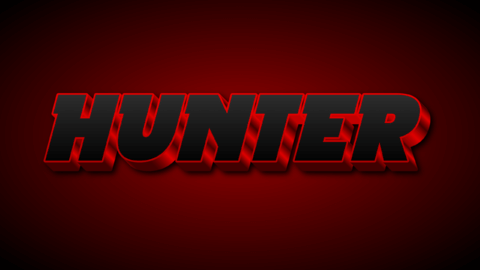 Powerful | Hunter | Text Effect Generator
