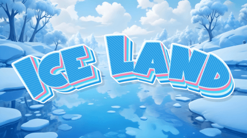 LETTR/ | Ice Land | Text Effect Generator