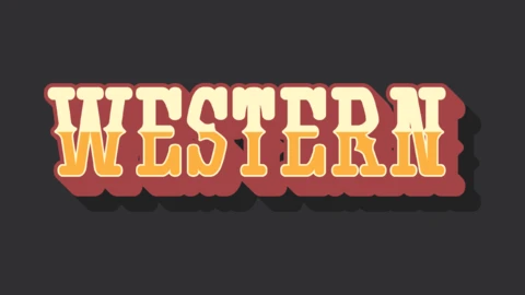 Outline Font Texteffekt