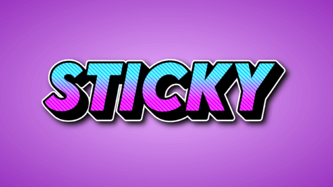 Extended | Sticky | Text Effect Generator