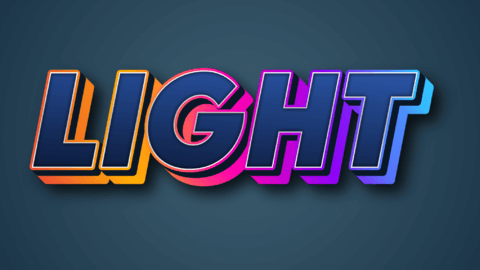 Personal | 3D With Multicolor Light | Text Effect Generator