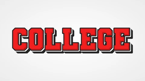 Bitmapfont | Colegio 3d Efecto Rojo | Generador de Efectos de Texto