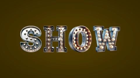 Marquee letters Texteffekt
