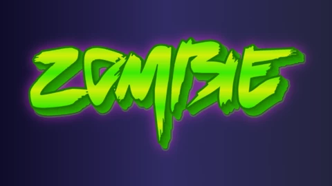 Statement | Green Zombie | Text Effect Generator