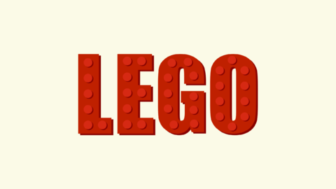 Beyoncé | Fuente Lego Roja | Generador de Efectos de Texto