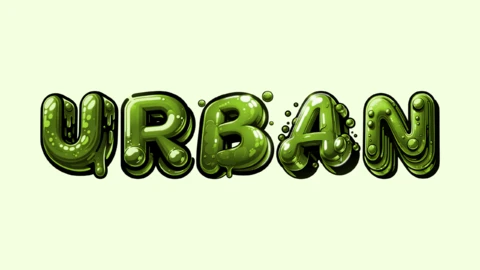 Urbano Efecto de Texto