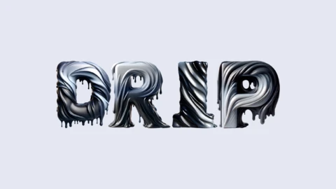 Akzidenz Grotesk Effetto testo