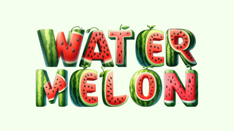 Character | Watermelon Font | Text Effect Generator