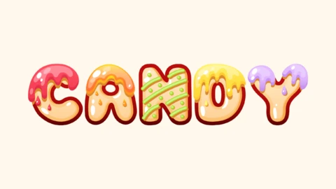 Sugary Efecto de Texto