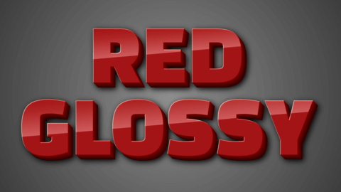 Relative | Red 3D Shiny | Text Effect Generator
