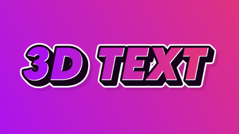 Twice | Gradient 3D | Text Effect Generator