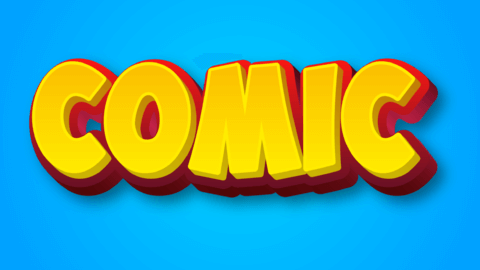 Client | Yellow And Red 3D | Text Effect Generator