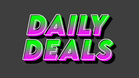 Combination Rotation Text Rotated | Daily Deals 3D | Text Effect Generator