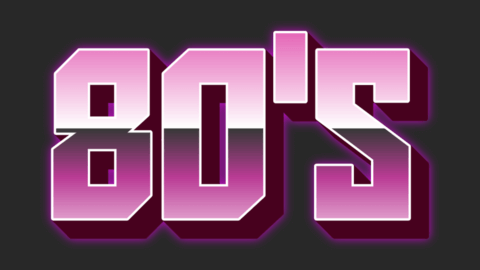 Own | 80's Retro 3D | Text Effect Generator