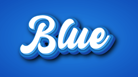 Police | Blue 3D | Text Effect Generator