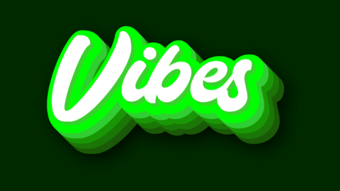 Relative | With Green 3D Projection | Text Effect Generator