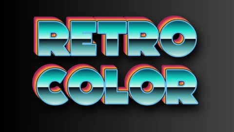 Retrò Texteffekt