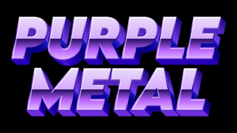 Beyonce | Metallic Purple 3D | Text Effect Generator