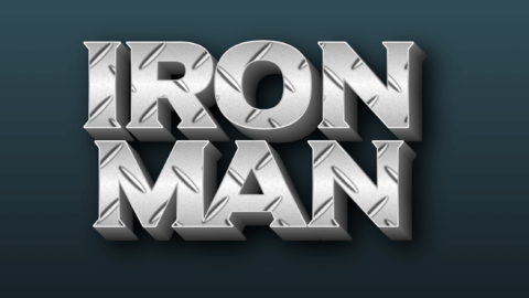 Weight | Iron Man 3D | Text Effect Generator