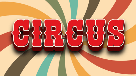 Explore | Editable Vintage Circus Style | Text Effect Generator