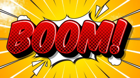 AT&T | 3D Comic BOOM With Red And Black Style | Text Effect Generator