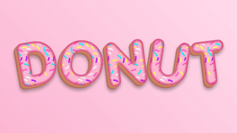 Camila | Strawberry Donut | Text Effect Generator