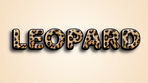 Statement | Leopard 3D | Text Effect Generator