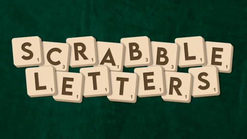 Photo inspiration: Picture Idea: Dogs Editable Scrabble Letter Style