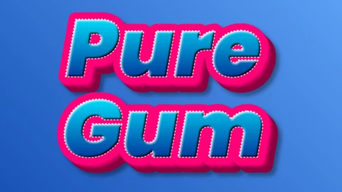 Relative | Pink Blue 3D | Text Effect Generator