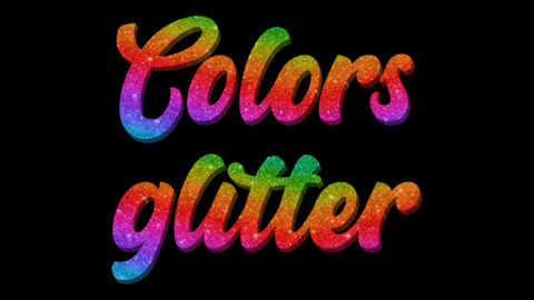 Statement | Multi Color Glitter | Text Effect Generator