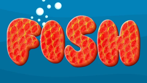 Pixar Text Effect