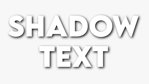 Cień Effet de Texte