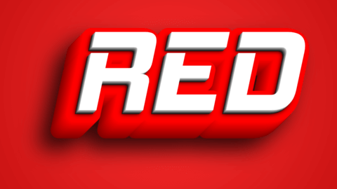 Stuff | Red 3D | Text Effect Generator