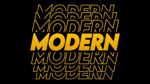 Streaming | Efecto Y Línea Modernos | Generador de Efectos de Texto