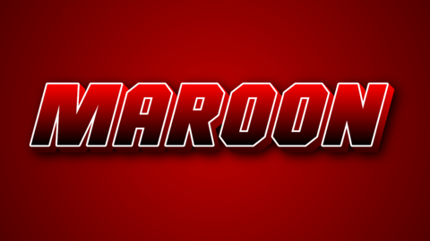 500 | Maroon | Text Effect Generator