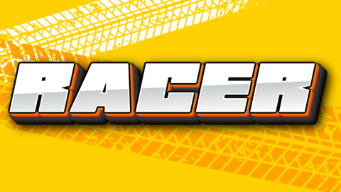 Window Racer Window | Racer 3D | Text Effect Generator